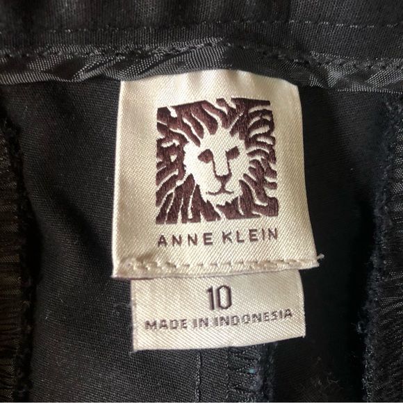Ann Klein Black Ankle Pants 10 - Picture 9 of 10